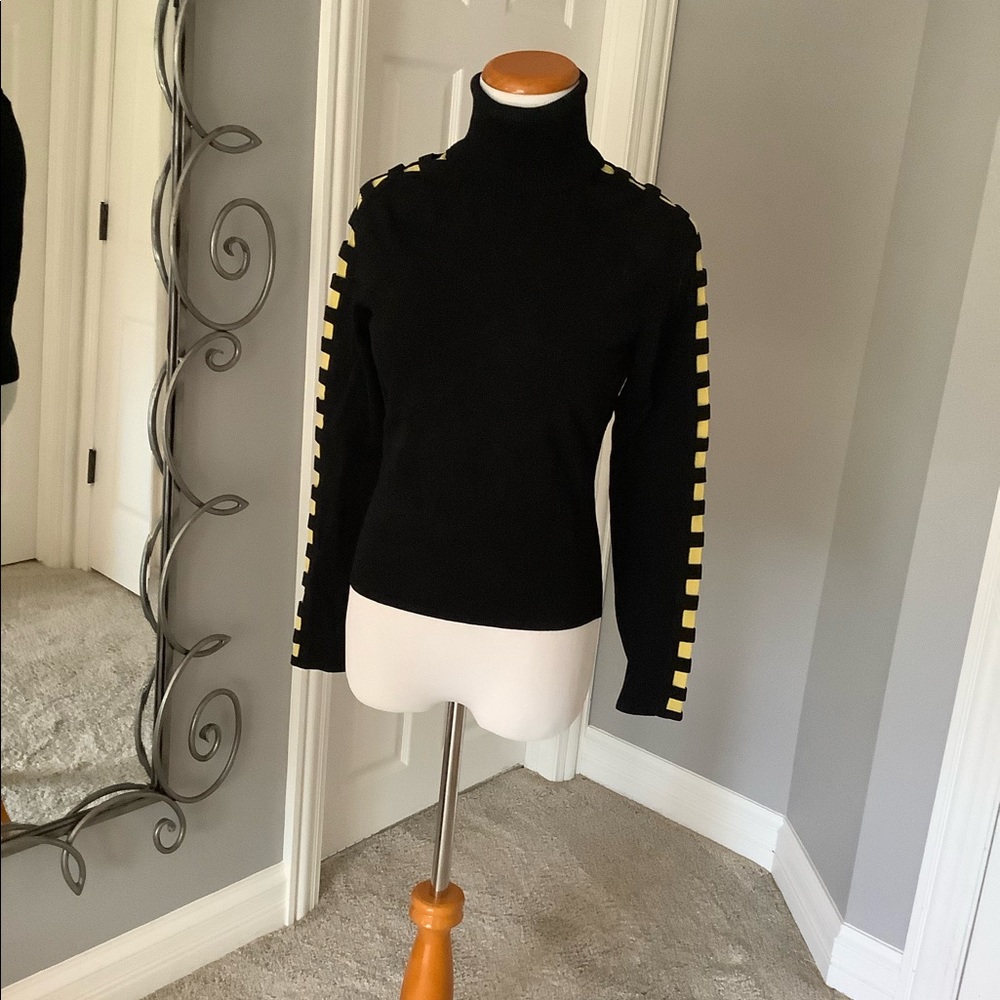 Carlisle Turtleneck With Sharp Sleeve Detail - image 1